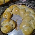 El cooksnap de Erika Racedo cuando hizo Pan jalá.