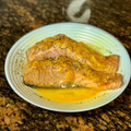 El cooksnap de Marieta cuando hizo Salmón a la naranja en microondas.