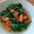 Cooksnap dari Ikrimah untuk resep Bening Bayam Wortel (tips biar bayam hijau cantik)