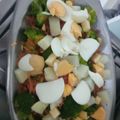 El cooksnap de Gabi cuando hizo Ensalada de papa, brócoli, Zanahoria y más 🥦🥕🥔🧀.