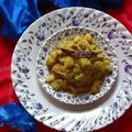 sandhya Dutta 's cooksnap of when they made ঝিঙে আলু পোস্ত (jhinge aloo posto recipe in bengali).
