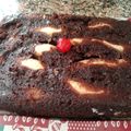 El cooksnap de Sandra cuando hizo Pastel de chocolate con plátano caramelizado.