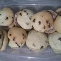 El cooksnap de Micaela Luna cuando hizo Galletitas con chips de chocolate.