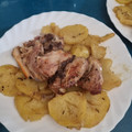 El cooksnap de Vanessa Martín Iglesias cuando hizo Pierna de cordero al horno con patatas panadera.