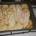 El cooksnap de Natalia Carmona cuando hizo Salmón al horno con nata.