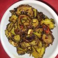 Laxmi Kumari का कुकस्नैप जब उन्होंने करेले की भुजिया (karele ki bhujiya recipe in Hindi) बनाया था।