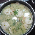 El cooksnap de Floren cuando hizo Merluza en salsa verde con gambas.
