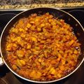 El cooksnap de Reyes Salgueiro cuando hizo Cazuelita de berenjenas.