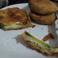 El cooksnap de Gabi Napoli cuando hizo Milanesas de zapallitos verdes con jamón y queso. 🤤.