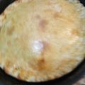 El cooksnap de Viviana y Michael Ortega cuando hizo Torta de fiambre con masa integral.