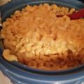 Deb Snider's cooksnap of when they made crock pot Mac & cheese.