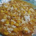 Nagma का कुकस्नैप जब उन्होंने छोले चावल (chole chawal recipe in Hindi) बनाया था।