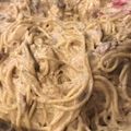 Briana Leigh's cooksnap of when they made Olive Garden's Chicken Carbonara.
