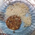 El cooksnap de Cami Herrera cuando hizo Medallón de porotos y lentejones.