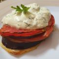 Cooksnap από Xristos Karabasilis στη συνταγή «Ναπολεόν» μελιτζάνας με σως γιαουρτιού 👩‍🍳🍆🍅