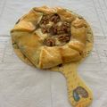 El cooksnap de lusalcidos cuando hizo Galette de cebolla caramelizada con queso de cabra.