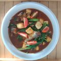 Cooksnap dari Ria Mamanya Tata untuk resep Pokcoy Tahu Sarden Kaleng Masak Pedas