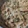 El cooksnap de Glaucia Irene cuando hizo Fideos tricolor con crema de cebolla "one pot".