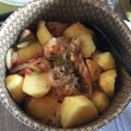 El cooksnap de Beatriz Sandoval cuando hizo Pollo entero a la cacerola con papas y verduras.