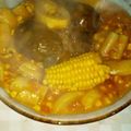 El cooksnap de Norma Durand cuando hizo Locro de choclo.