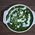 Jigna Patel's cooksnap of when they made સોયાબીન પનીર વિથ પાલક ગ્રેવી (Soyabean Paneer With Palak Gravy Recipe In Gujarati).