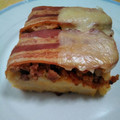 El cooksnap de sther fdz cuando hizo Pastel de carne con tortilla de patatas.