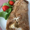 El cooksnap de Sergio cuando hizo "Wrap" vegetariano🌯.