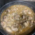 El cooksnap de Isabel Díaz cuando hizo Riñones de cordero al Oporto.