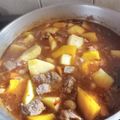 El cooksnap de Silvia Balzaretti cuando hizo Guiso carrero.