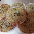 El cooksnap de Virginia. cuando hizo Muffins salados de jamón y queso con semillas.