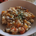 El cooksnap de Alberto Aragon cuando hizo Arroz meloso con calabaza.