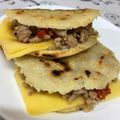 El cooksnap de Karina Olivos cuando hizo Arepas Venezolanas.