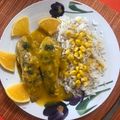 El cooksnap de Guillermo cuando hizo Pollo a la naranja.