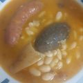 El cooksnap de antonio cuando hizo Fabada asturiana, a mi estilo.
