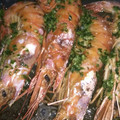 El cooksnap de Merche Ortega cuando hizo Gambas a la plancha con ajo y perejil.