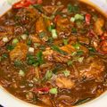Cooksnap Sesimple Loralin semasa beliau membuat Gulai sardin.