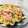 Cooksnap dari Juliana Tendeas untuk resep Japanese style Chicken Katsuobushi Fettuccine Spaghetti