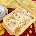 Deepa Paliwal का कुकस्नैप जब उन्होंने मैंगो ब्रेड पुडिंग (mango bread pudding recipe in Hindi) बनाया था।