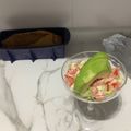 El cooksnap de Maria Luisa Sanchez Flores cuando hizo Cóctel de gambas con aguacate.