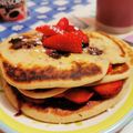 El cooksnap de Teffak cuando hizo Hot Cakes americanos.