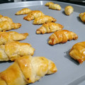 El cooksnap de Verónica Ortiz Santos cuando hizo Croissant con relleno de chocolate.