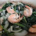 Cooksnap dari triasutami untuk resep Tumis bayam udang bumbu mentega