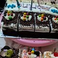 Cooksnap dari Ella Doank untuk resep Black forest Lembut Nyoklat (kue ulang tahun)