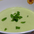 El cooksnap de Becky cuando hizo Gazpacho de melón.