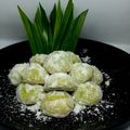 Cooksnap dari Eriska dwi untuk resep Putri Salju Pandan Keju (Eggless)