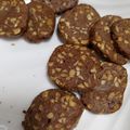 肉肉's cooksnap of when they made 巧克力杏仁餅乾.