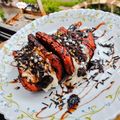 Madhu Jain का कुकस्नैप जब उन्होंने वफ़ल विथ वनीला आइस क्रीम (Waffle with Vanilla Ice Cream) बनाया था।
