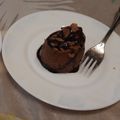 El cooksnap de Mamen Sa cuando hizo Brownie tres minutos (microondas) .