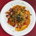 Richa Vardhan का कुकस्नैप जब उन्होंने शकरकंद चाट (Shakarkand chaat recipe in Hindi) बनाया था।