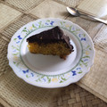 El cooksnap de Fernando G. cuando hizo Bizcocho de naranja con cobertura de chocolate 🍊🍫.